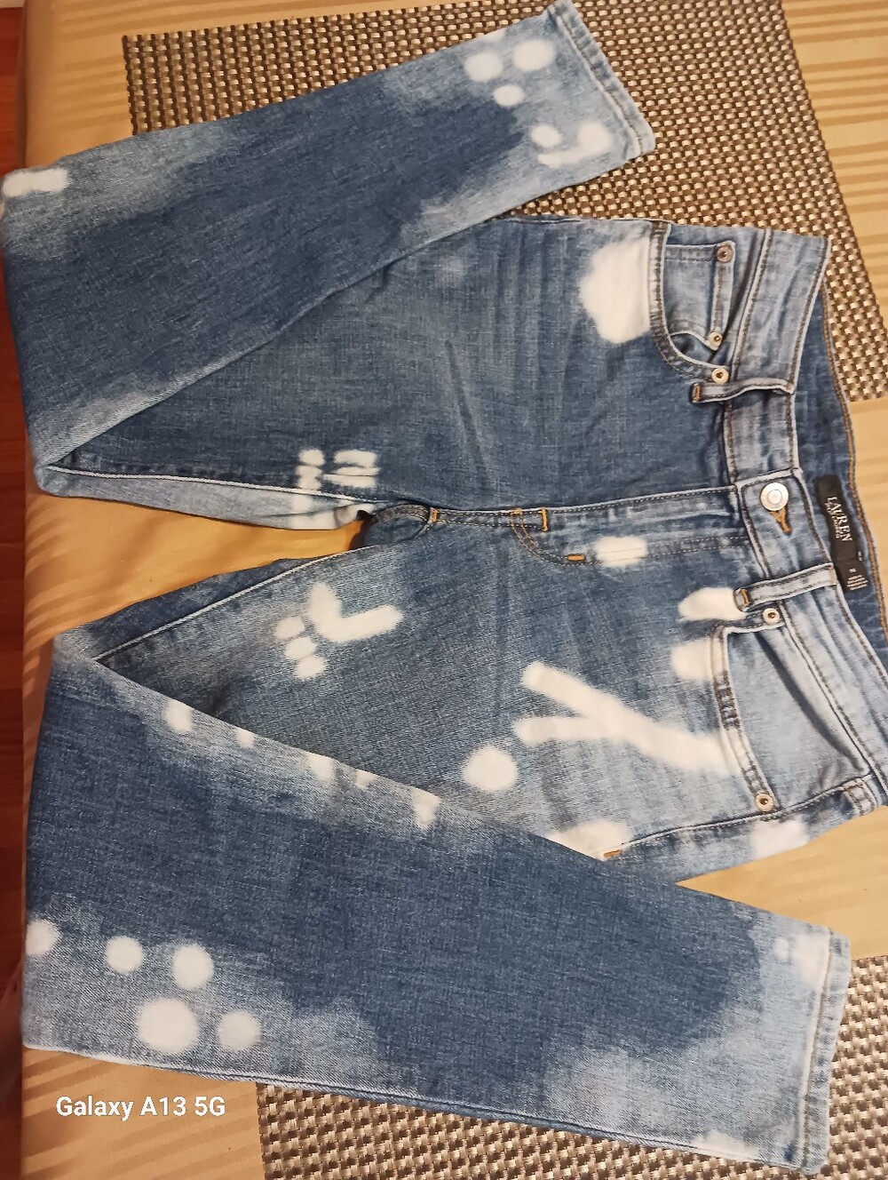 Ralph Lauren Bleached Light Blue Skinny Jeans - Picture 7 of 11